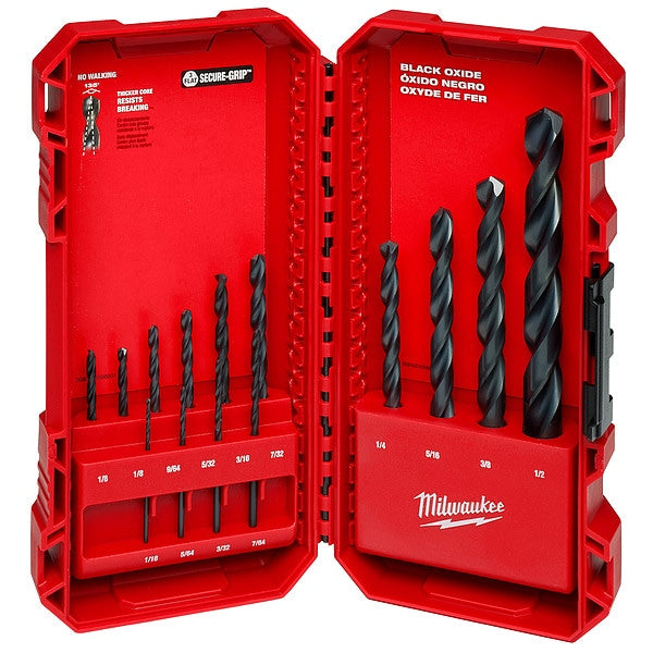 Milwaukee 48-89-2800 THUNDERBOLT Black Oxide Drill Bit Set - 14PC - Ace Tool Group - Milwaukee