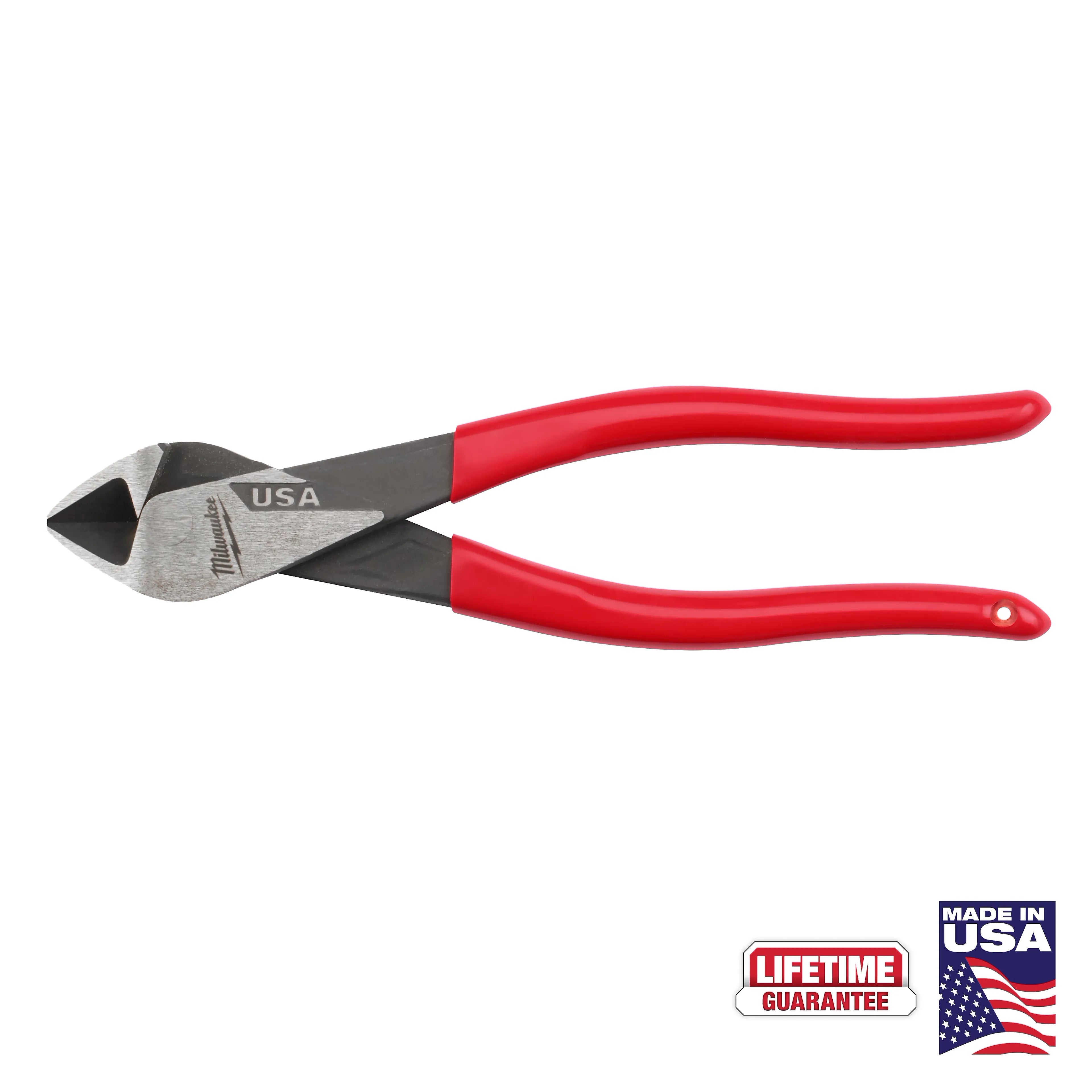 Milwaukee MT508A 8" Diagonal Dipped Grip Cutting Pliers (USA) - Ace Tool Group - Milwaukee