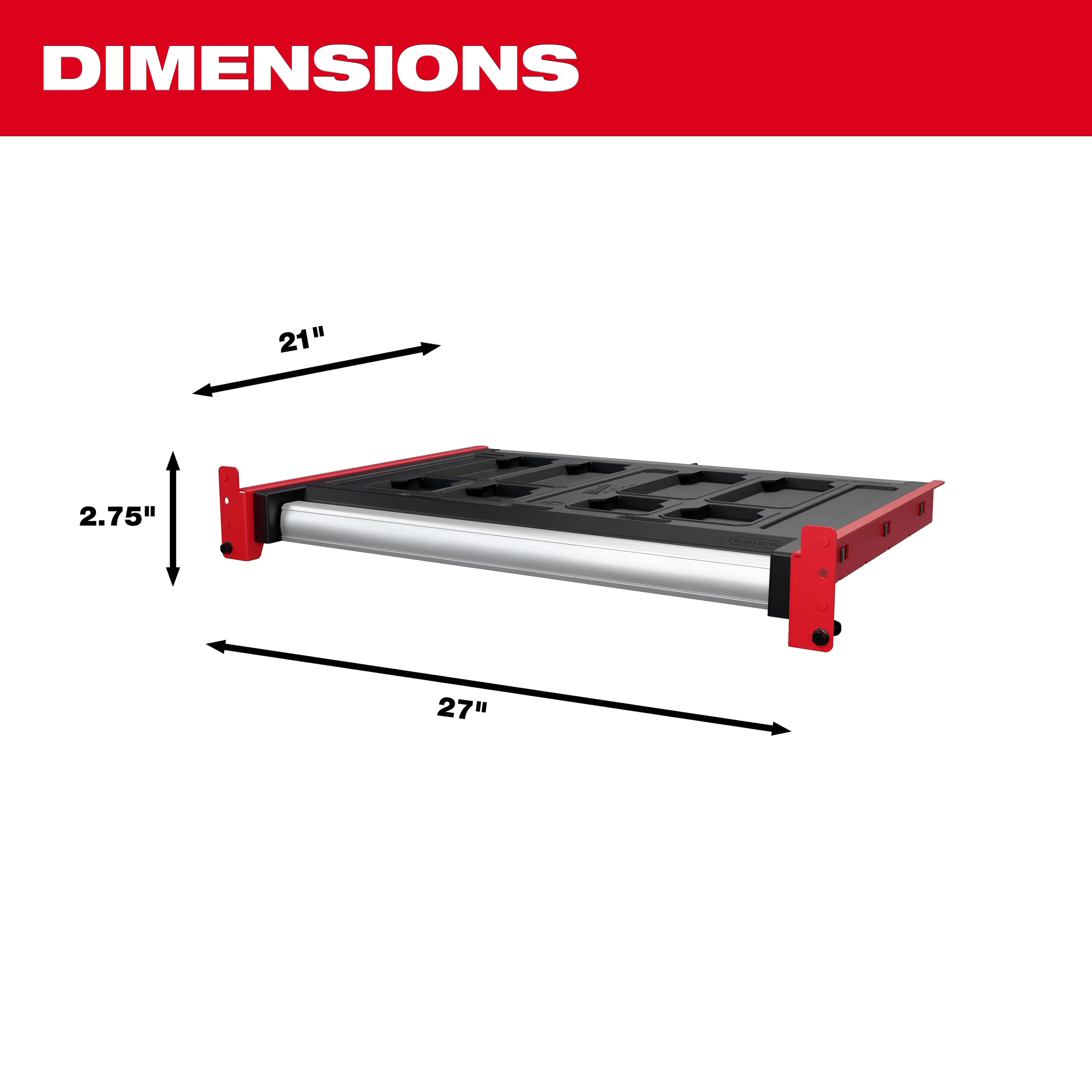 Milwaukee 48-21-8040 PACKOUT Rack Drawer - Ace Tool Group - Milwaukee