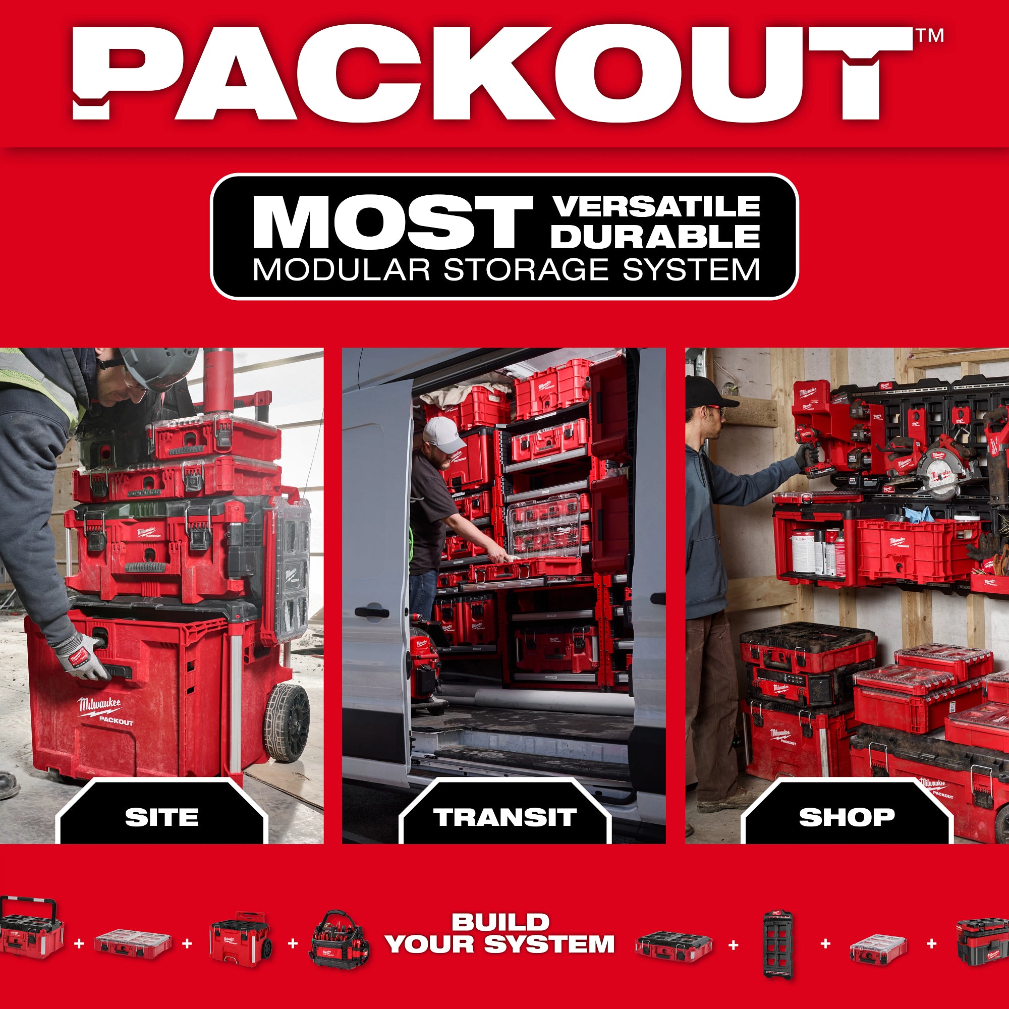 Milwaukee 48-22-8610 PACKOUT™ Tool Box 2-Bin Attachment - Ace Tool Group - Milwaukee Tool