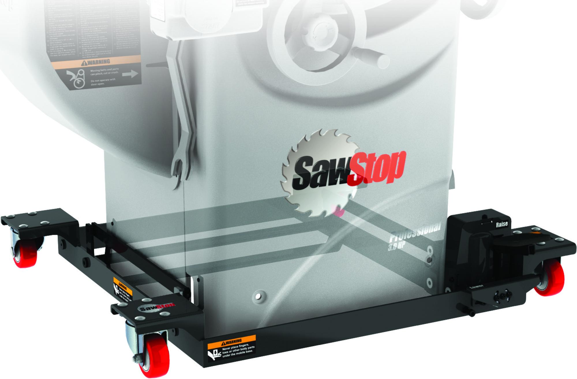 SawStop MB-PCS-INDIndustrial Saw Mobile Base w/PCS Mobile base conversion kit - Ace Tool Group - Sawstop