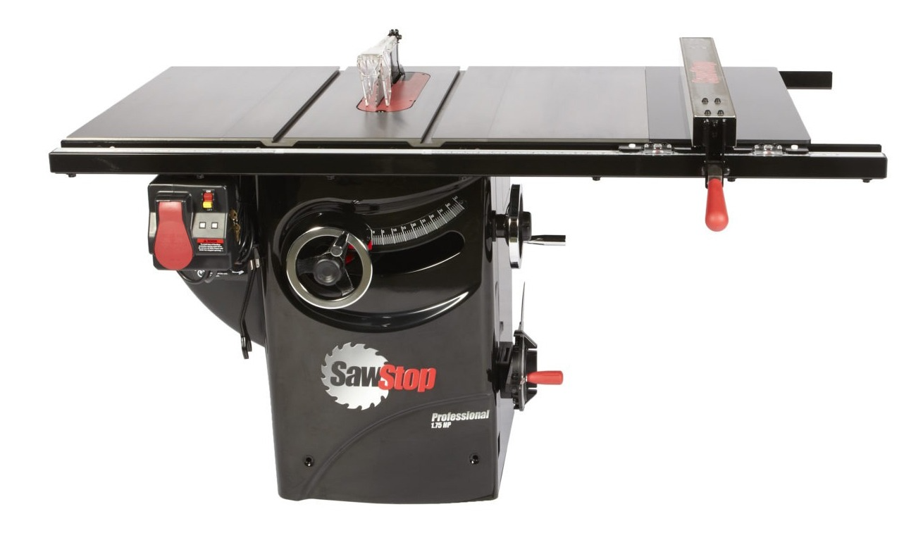 SawStop PCS175 1.75HP Professional Cabinet Saw - Ace Tool Group - Sawstop