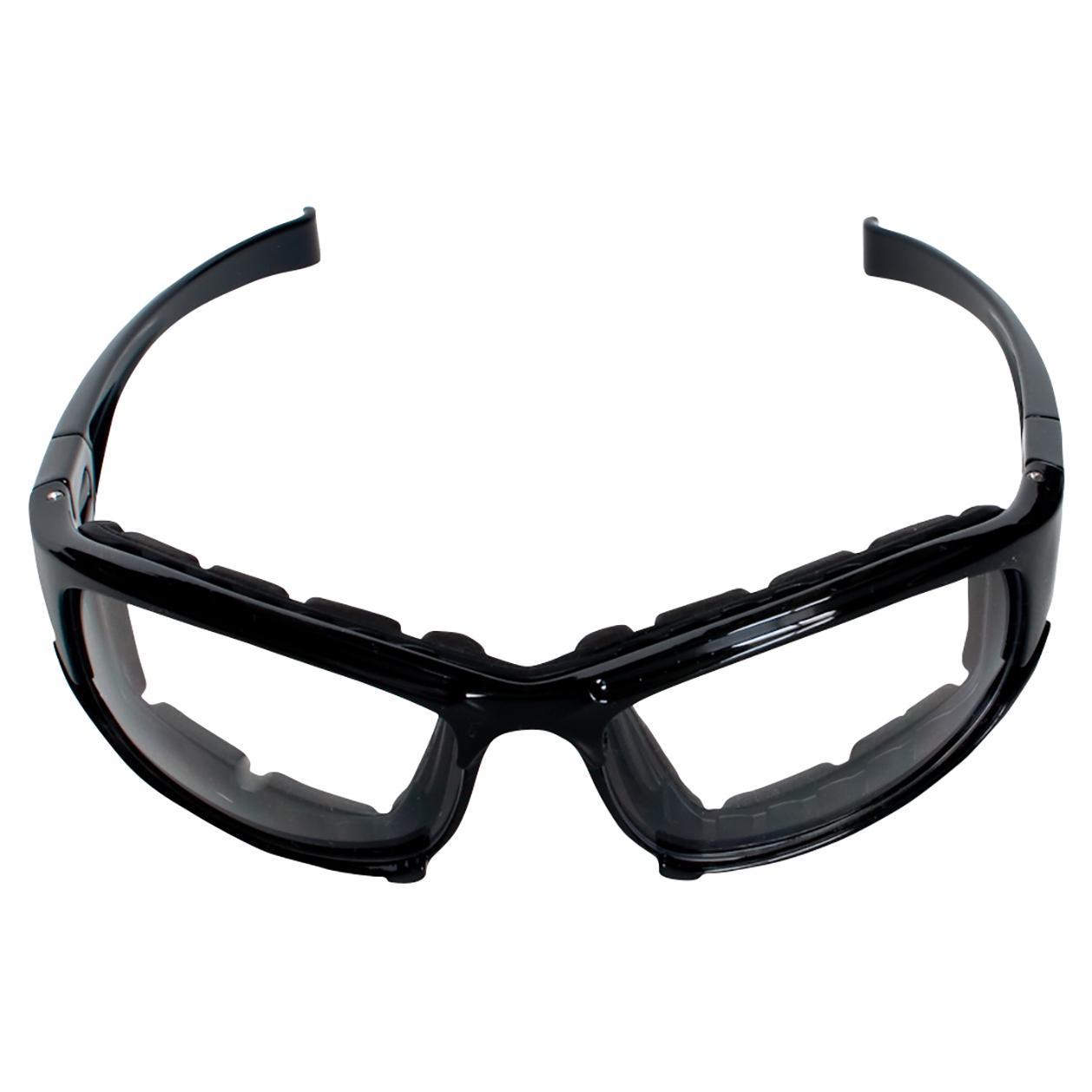 PIP 250-CE-10090 Cefiro Eyewear/Dust Goggle, Clear Polycarbonate Lens, Anti-Scratch And Anti-Fog, Black Full Frame With Foam Padding, Incl Interchangeable -12 Pack - Ace Tool Group - Protective Industrial Products