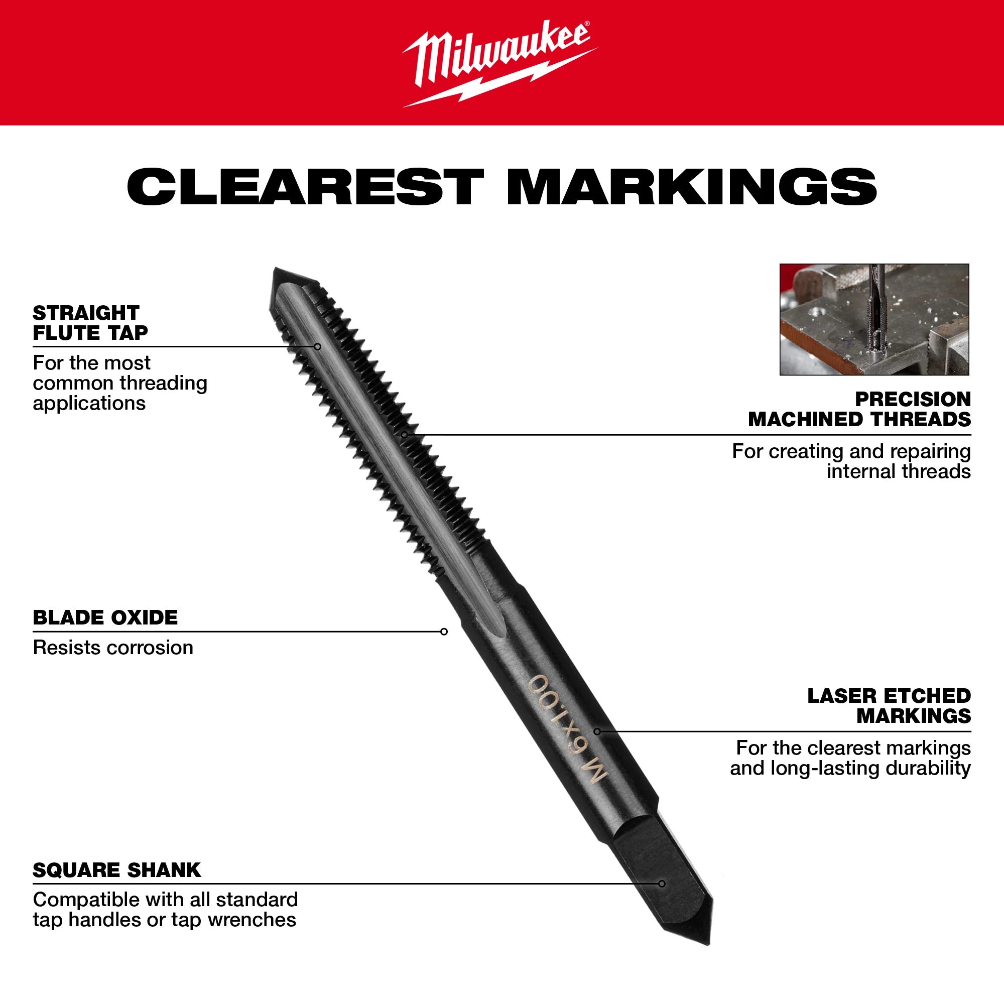 Milwaukee 49-22-5613 20PC Metric Tap & Drill Bit Set