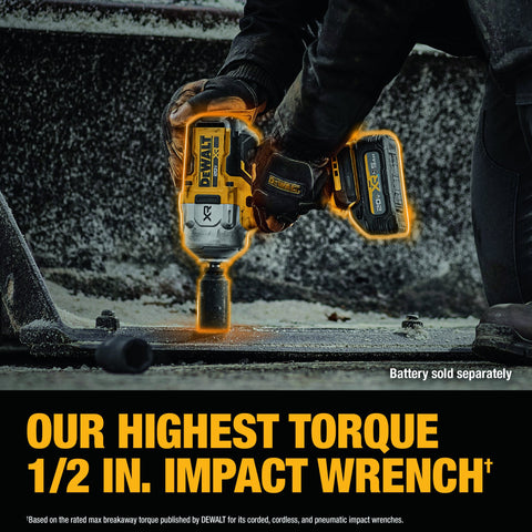 DeWalt DCF961B 20V Max* XR 1/2 In. HT Wrench - Ace Tool Group - DeWalt