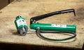 Greenlee 7646 11-Ton Hydraulic Knockout Driver with Hand Pump - Ace Tool Group - Greenlee