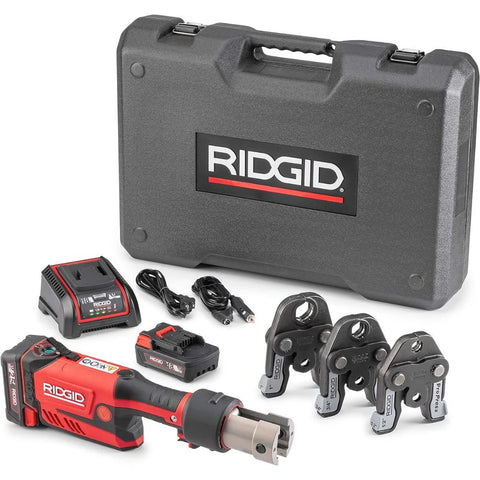 RIDGID 67183 RP 351 Battery Kit W/ ProPress Jaws (1/2" - 1") - Ace Tool Group - Ridgid