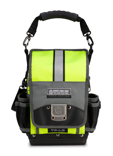 Veto pro Pac VPP10796 TP-LC Hi-Viz Yellow Hi-Viz Compact, Zippered Technician Tool Pouch Yellow - Ace Tool Group - Veto Pro Pac