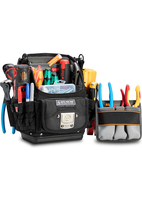 Veto Pro Pac VPP10834 TP6B Blackout Six Pocket Tool Pouch w/ Base - Ace Tool Group - Veto Pro Pac