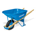 Truper 33182 Cu. Ft Stainless Steel Tray Wheelbarrow w/Wood Handle, Tire Flat Free - Ace Tool Group - Truper