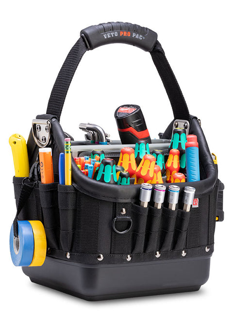 Veto Pro Pac VPP10743 Tech OT-MD Blackout Deep Base Open Top Tech Tool Bag - Ace Tool Group - Veto Pro Pac