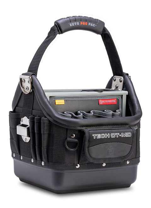 Veto Pro Pac VPP10743 Tech OT-MD Blackout Deep Base Open Top Tech Tool Bag - Ace Tool Group - Veto Pro Pac