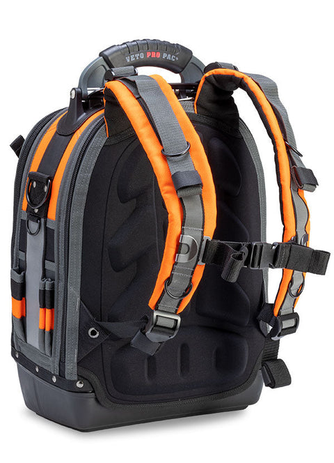 Veto Pro Pac VPP10064 Tech Pac Large Tool Backpack Hi-Viz Orange - Ace Tool Group - Veto Pro Pac