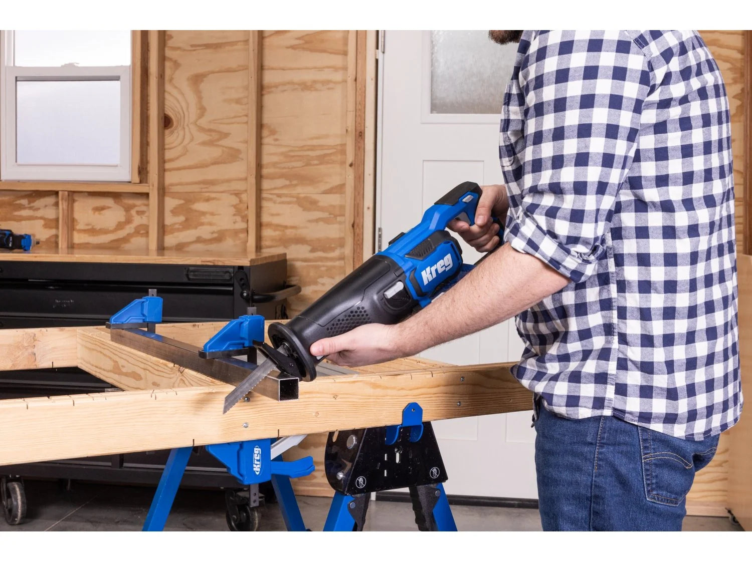 Kreg KPTRC100B 20V Cordless Ionic Drive Reciprocating Saw, Tool Only - Ace Tool Group - Kreg