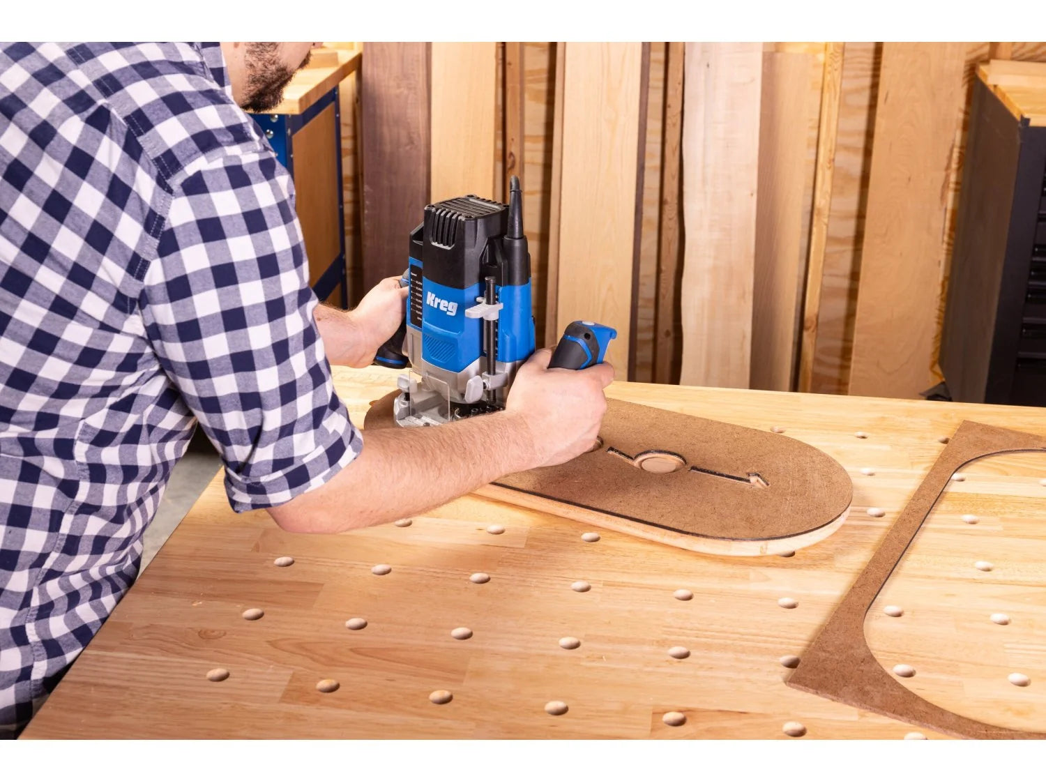 Kreg PRSPR225 2-1/4 Horsepower Plunge Router - Ace Tool Group - Kreg