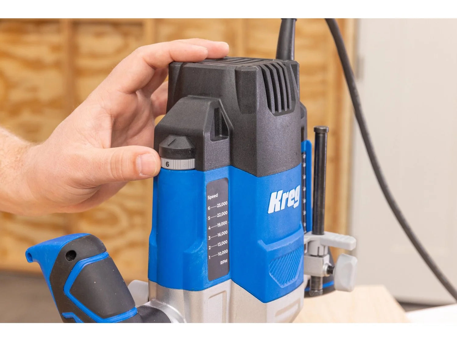 Kreg PRSPR225 2-1/4 Horsepower Plunge Router - Ace Tool Group - Kreg
