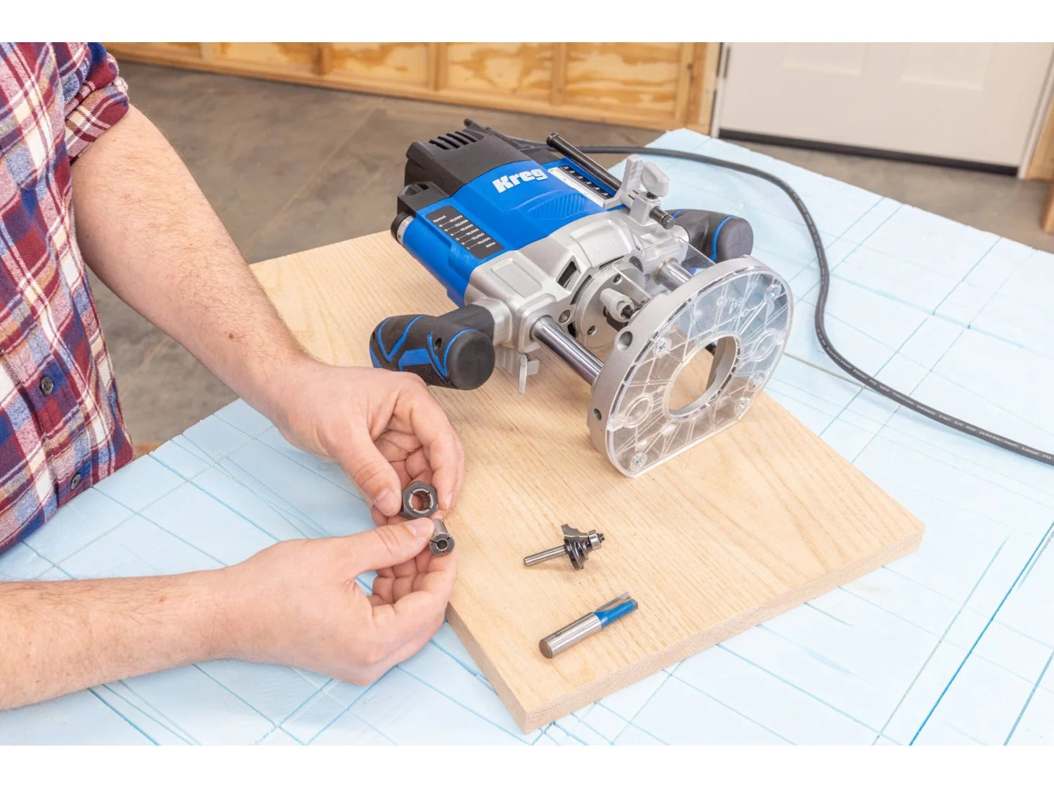 Kreg PRSPR225 2-1/4 Horsepower Plunge Router - Ace Tool Group - Kreg
