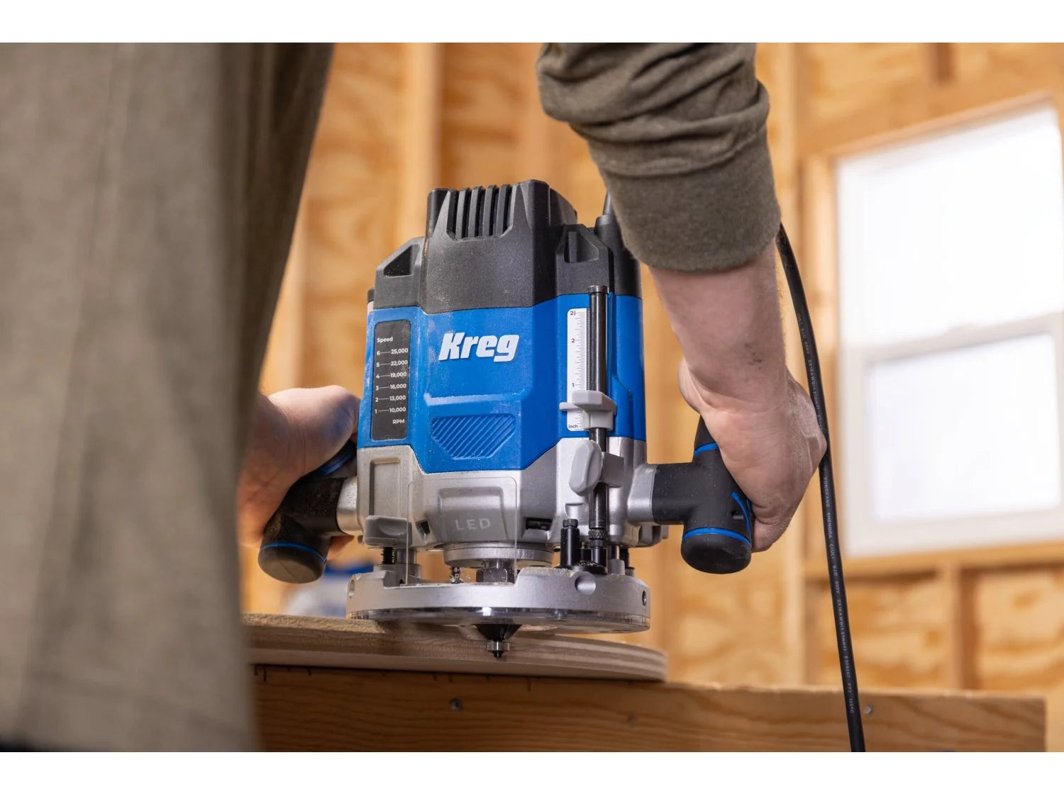 Kreg PRSPR225 2-1/4 Horsepower Plunge Router - Ace Tool Group - Kreg