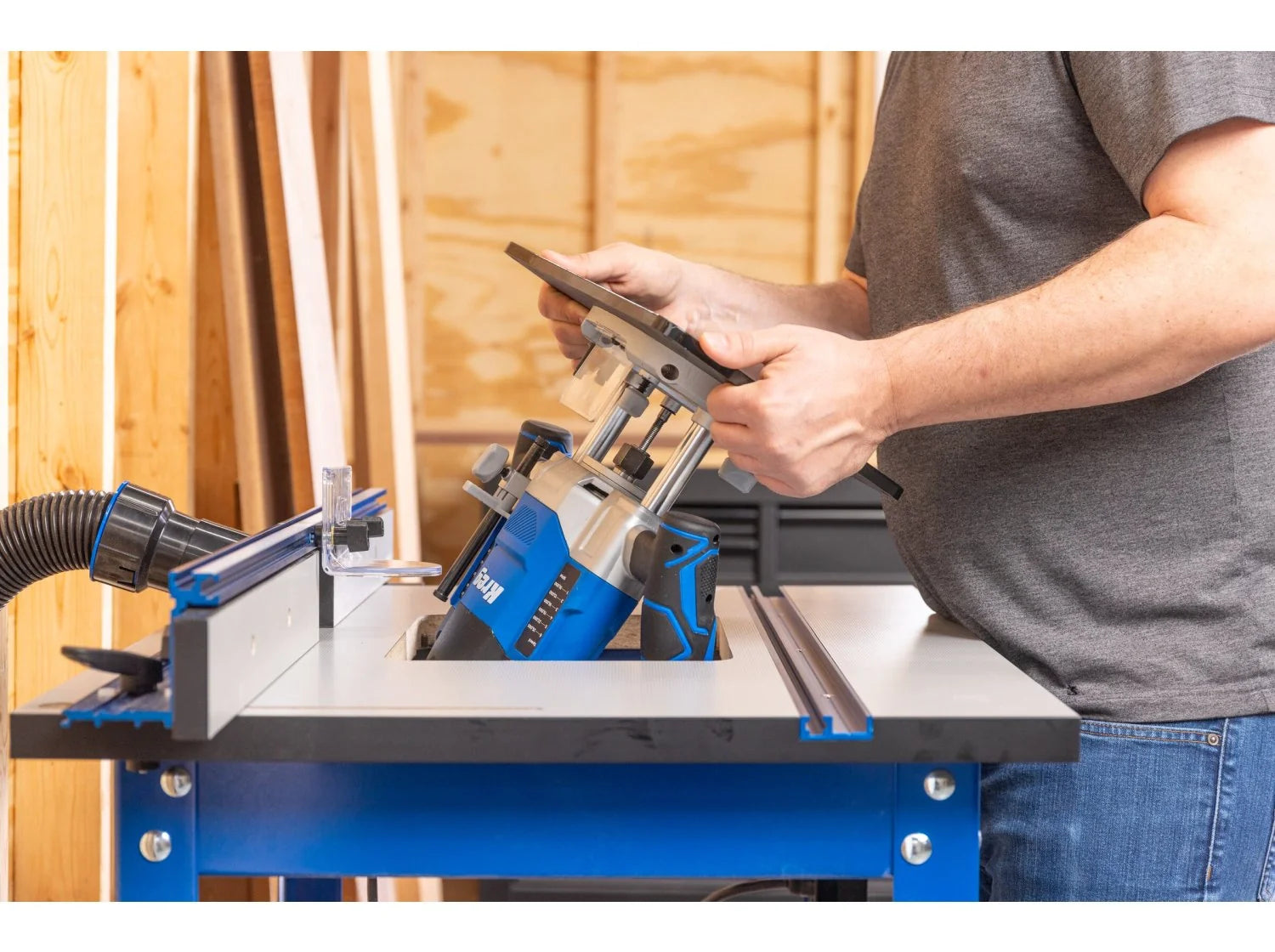 Kreg PRSPR225 2-1/4 Horsepower Plunge Router - Ace Tool Group - Kreg