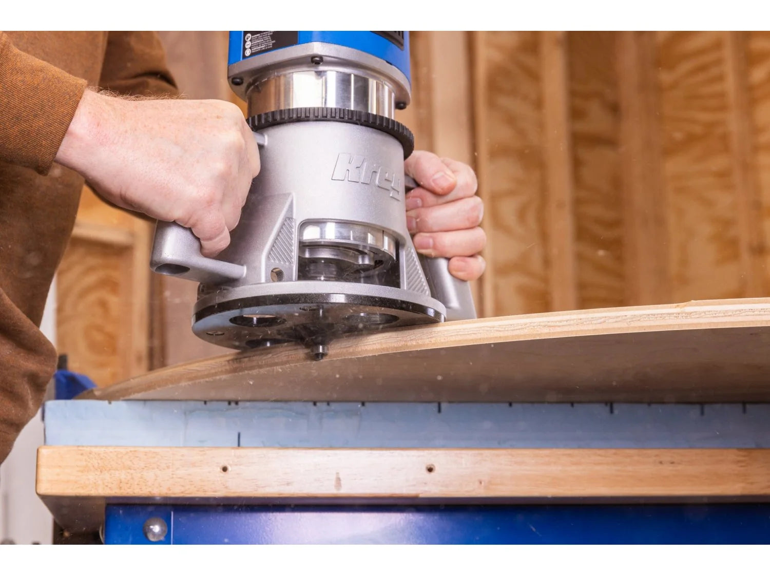 Kreg PRSPR325 3-1/4 HP SureSpeed Fixed-Base Router - Ace Tool Group - Kreg