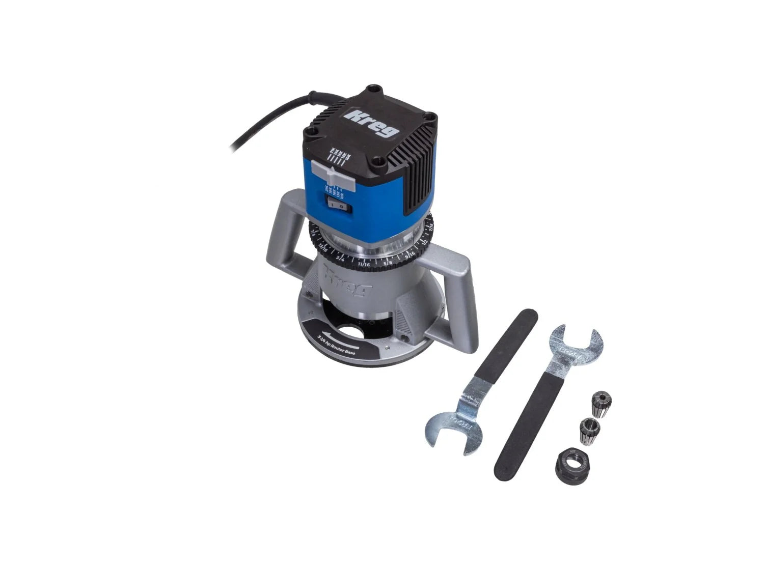 Kreg PRSPR325 3-1/4 HP SureSpeed Fixed-Base Router - Ace Tool Group - Kreg