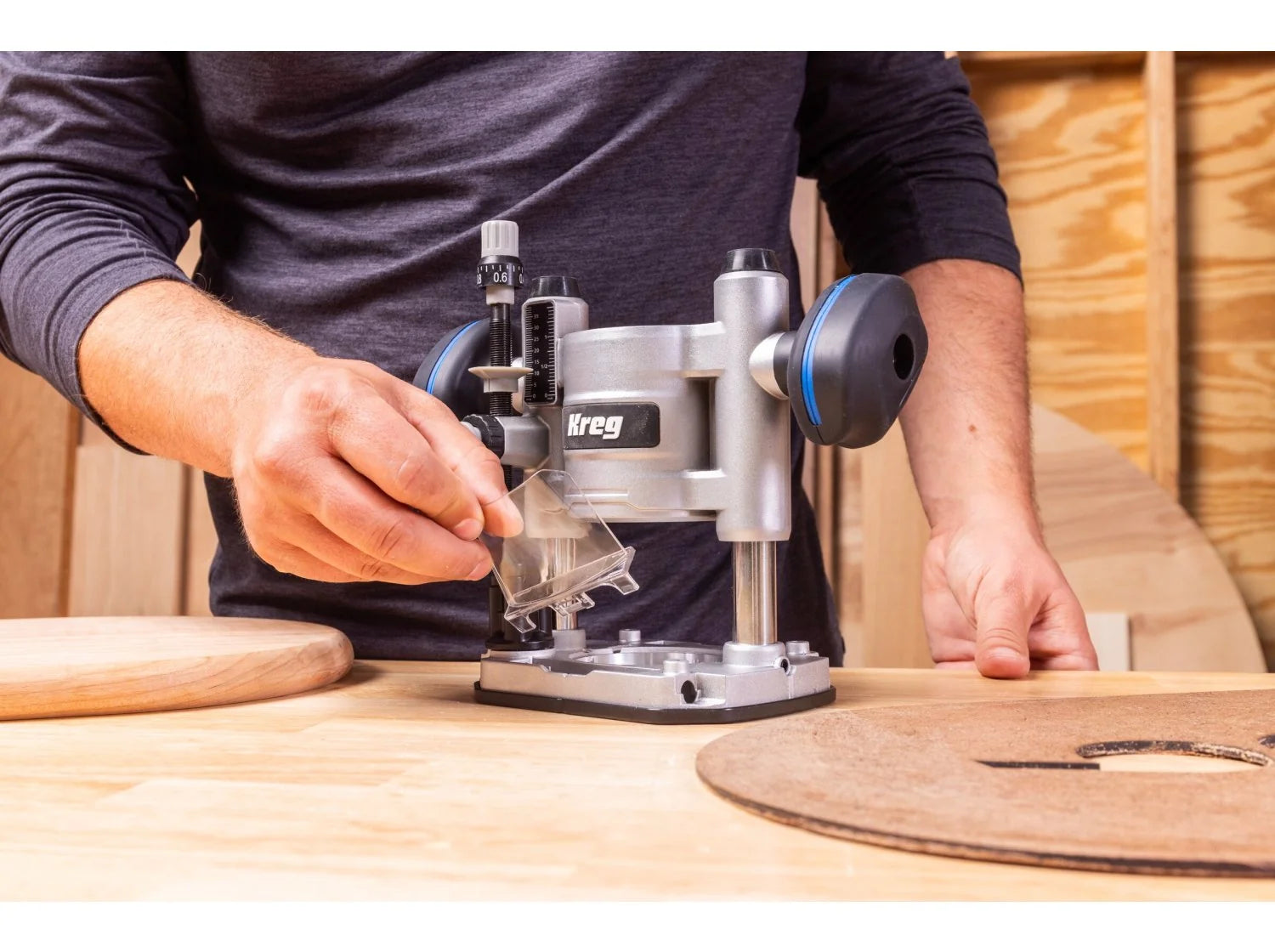 Kreg PRSTRPB Trim Router Plunge Base - Ace Tool Group - Kreg