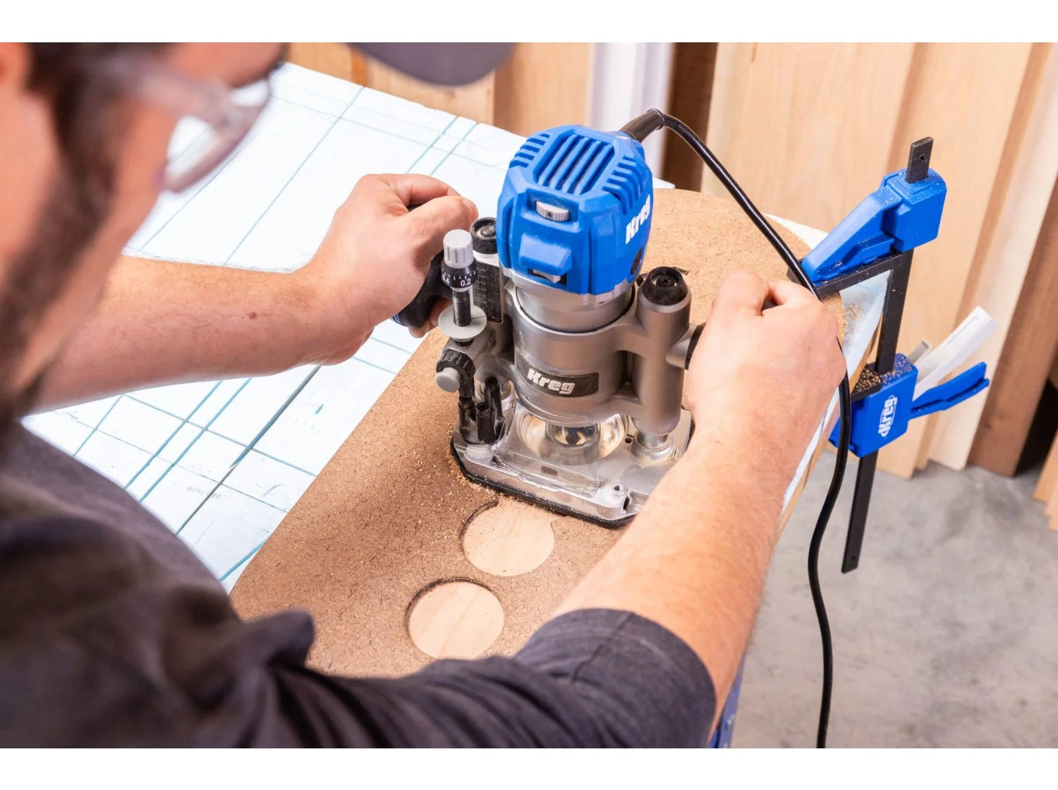 Kreg PRSTRPB Trim Router Plunge Base - Ace Tool Group - Kreg