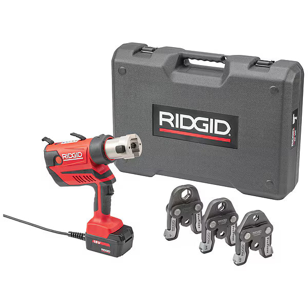 RIDGID RP 350 Corded Kit W/ ProPress Jaws (1/2" - 1") - 67073 - Ace Tool Group - Ridgid