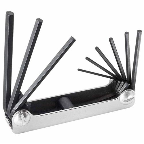 Klein Tools 70591 Nine-Key Inch Folding Hex Key Set - Ace Tool Group - Klein