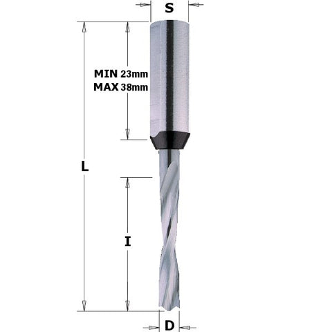 CMT 311.013.20 Solid Carbide Dowel Drill, 1,3mm - Ace Tool Group - CMT
