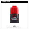 Milwaukee 48-11-2422 M12™ REDLITHIUM™ CP2.0 Battery Two Pack - Ace Tool Group - Milwaukee
