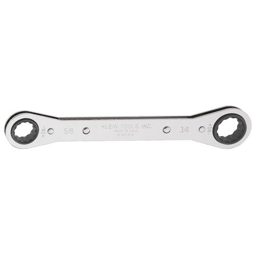 Klein Tools 68206 Ratcheting Box Wrench 13/16" x 7/8" - Ace Tool Group - Klein