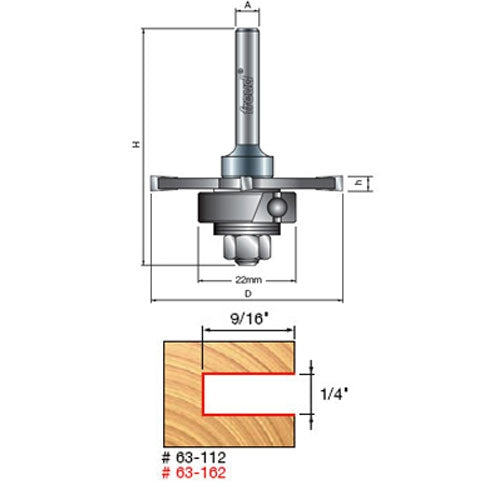 Freud Tools 9/16" Depth Slotting Cutter Set - Ace Tool Group - Freud