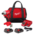 Milwaukee 3650-21CT  M18™ Compact Brushless 1/4" Hex Impact Driver Kit - Ace Tool Group - Milwaukee