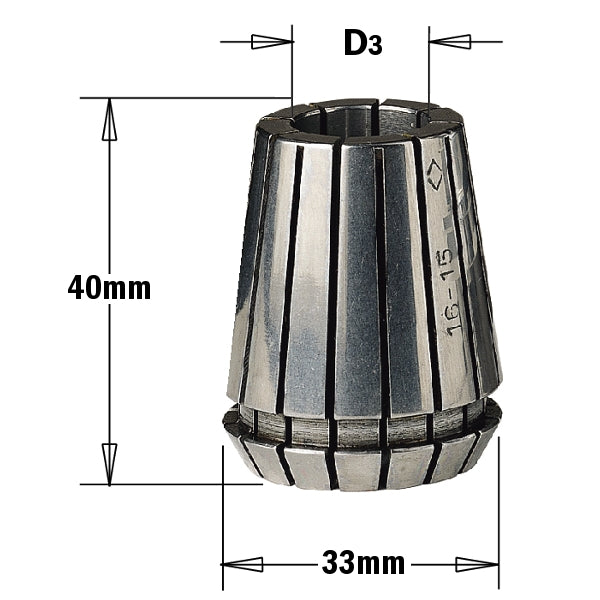 CMT 184.095.00 ER32 Precision Collet, 3/8-Inch Diameter - Ace Tool Group - CMT