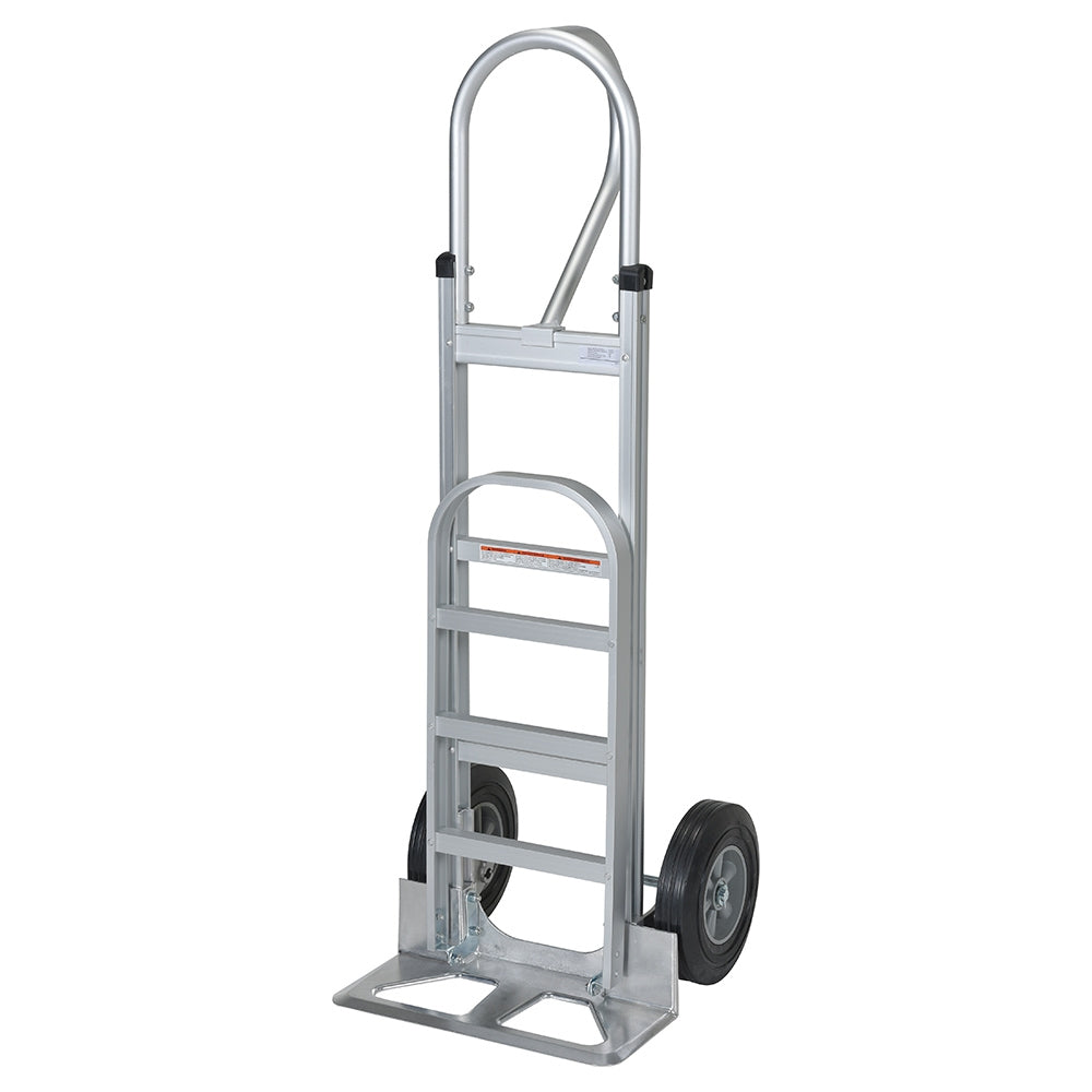 Vestil Aluminum P-Handle Hand Truck Hard Rubber - Ace Tool Group - Vestil