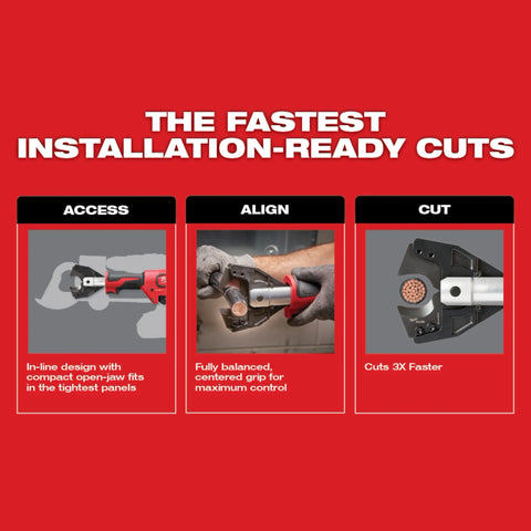 Milwaukee 2672-21 M18 CABLE CUTTER CU/AL JAWS