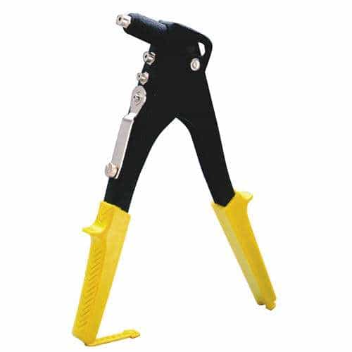 Malco CR18 Rivettatrice A Mano Professionale | A Cricchetto Corto | 4 Punte Per Rivetti 3/32-3/16 | Leggera E Compatta - 2