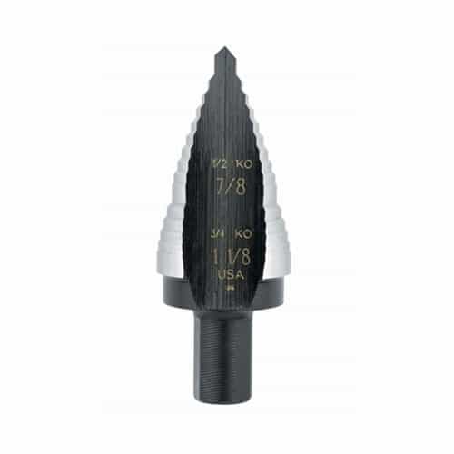 Irwin 10239 Unibit #9 7/8-Inch And 1-1/8-Inch Step-Drill Bit 1/2-Inch Shank - Ace Tool Group - Irwin