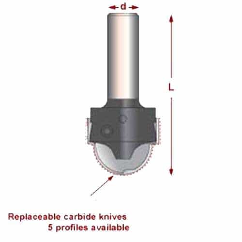Amana Tool Ns-102 Nova Body Type 'B' 1/2 Shank. - Ace Tool Group - Amana Tool