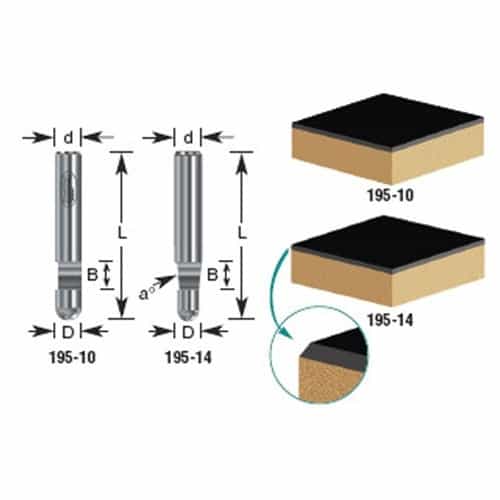 7 Deg Router Bit Timberline 195-14 S.C Panel Pilot 7 Degree Router Bit - Ace Tool Group ...