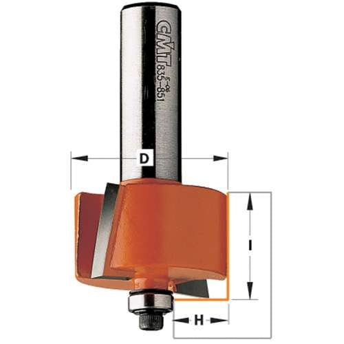 CMT 835.850.11 Rabbeting Bit, 1/2-Inch Cutting Depth - Ace Tool Group - CMT