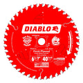 Diablo Tools 6-1/2 In. X 40 Tooth Finish Trim Saw Blade - Ace Tool Group - Diablo