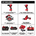 Milwaukee 3693-24CX M18 4-Tool Combo Kit - Ace Tool Group - Milwaukee