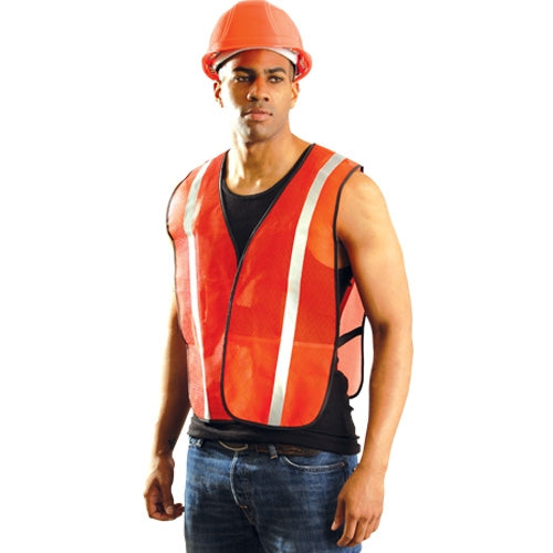 Occunomix LUX-XSBM Value Mesh Silver Bead Safety Vest - Ace Tool Group - Occunomix