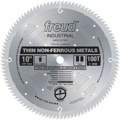 Freud Tools 10" Thin Stock Non-Ferrous Metal Blade - Ace Tool Group - Freud