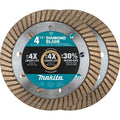 Makita B-69705 4-1/2 in. Diamond Blade, Turbo GP 2pk - Ace Tool Group - Makita