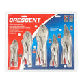 Crescent CLP5SETN 5pc. Long Nose Locking Pliers Set - Ace Tool Group - Crescent