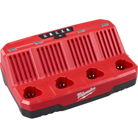Milwaukee 48-59-1204 M12 Four Bay Sequential Charger - Ace Tool Group - Milwaukee