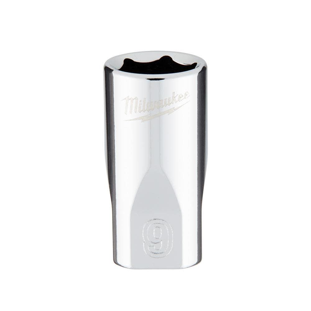 Milwaukee 45-34-9035 1/4 in. Drive 9mm Metric 6-Point Socket - Ace Tool Group - Milwaukee